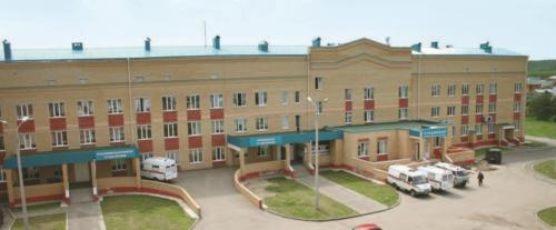 Новый лечебный корпус ЦРБ в г. Ядрин