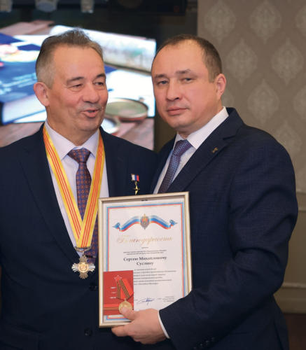 Награждаемый Сергей Суслин