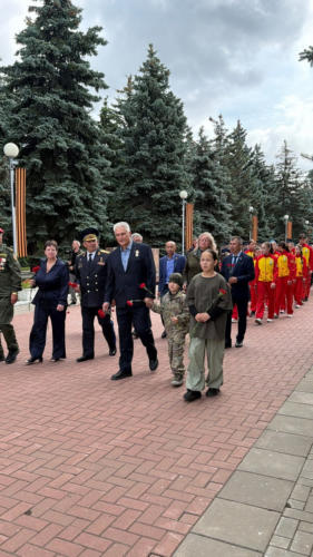 В Парке Победы Чебоксар прошёл V традиционный Урок Мужества, посвящённый Дню памяти и скорби